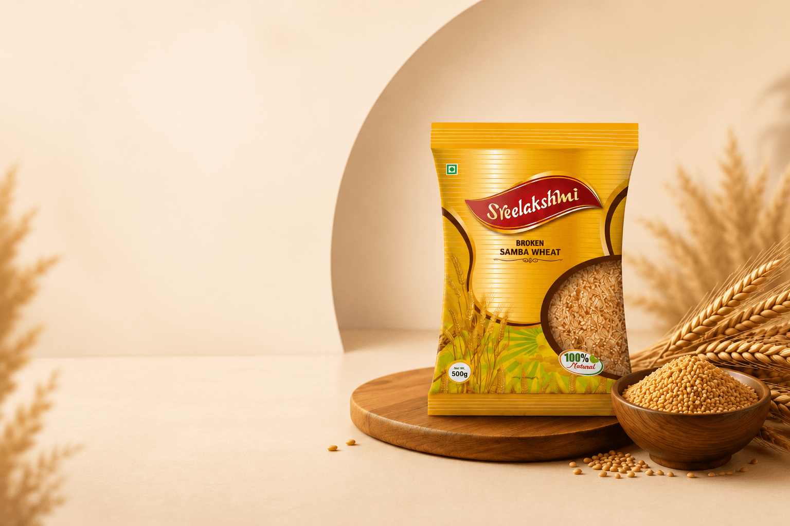 Sreelakshmi Samba Broken Wheat composition